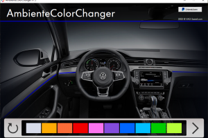 Das Ambientelicht kann hiermit von 3 auf 10 Farben aufgerüstet werden, gleichzeitig kann jede Farbe individuell eingestellt werden, so wie Sie diese gerne in Ihrem Fahrzeug hätten um immer die perfekte Farbe für Ihre Stimmung finden können.